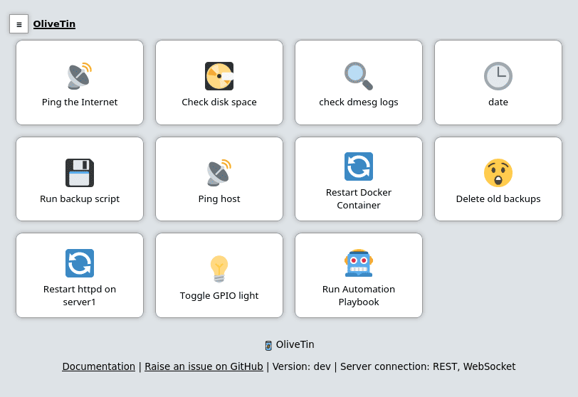 OliveTin/OliveTin-阿鬼