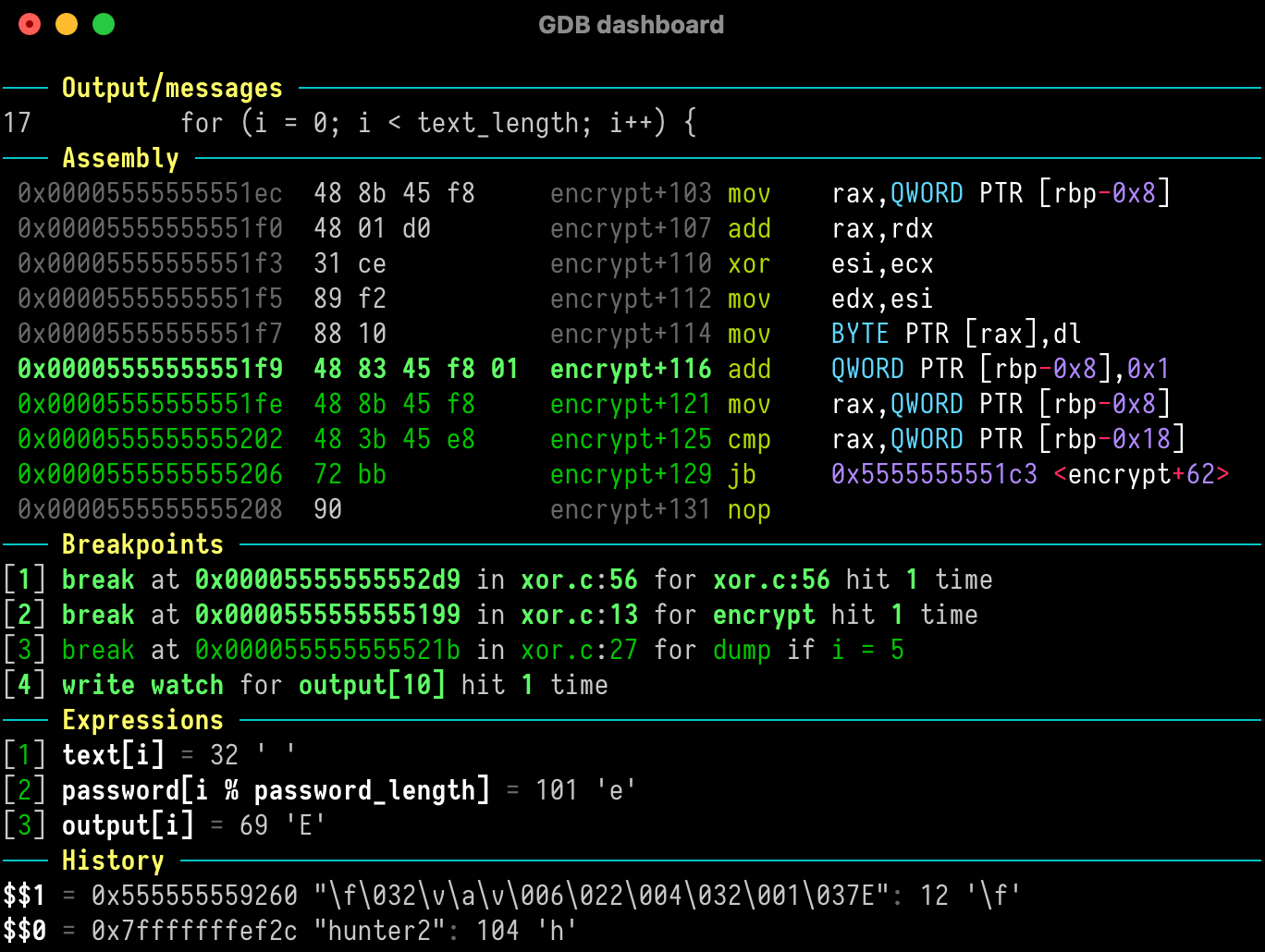 gdb-dashboard-阿鬼